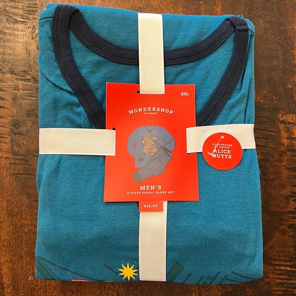 NWT! Wondershop men’s 2 piece family sleep set - Black Joy Every Season - Picture 3 of 6